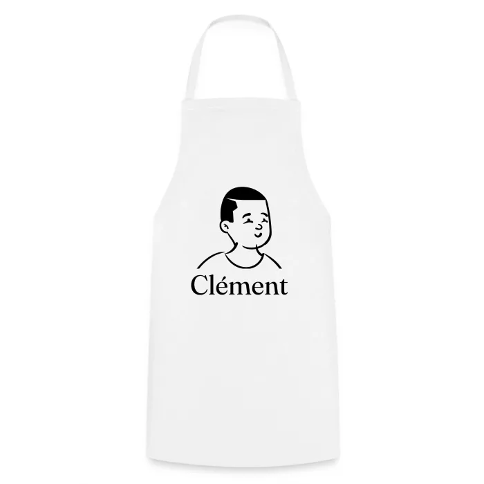 Tablier de cuisine personnalisé au prénom Clément