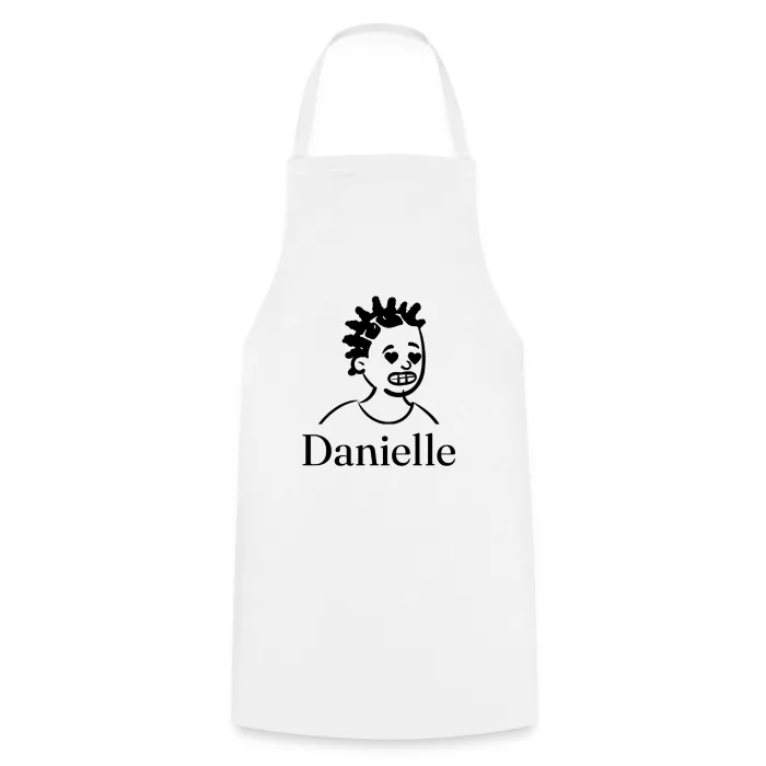 Tablier de cuisine personnalisé au prénom Danielle