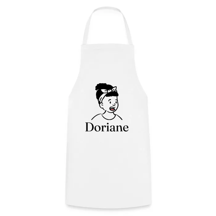 Tablier de cuisine personnalisé au prénom Doriane