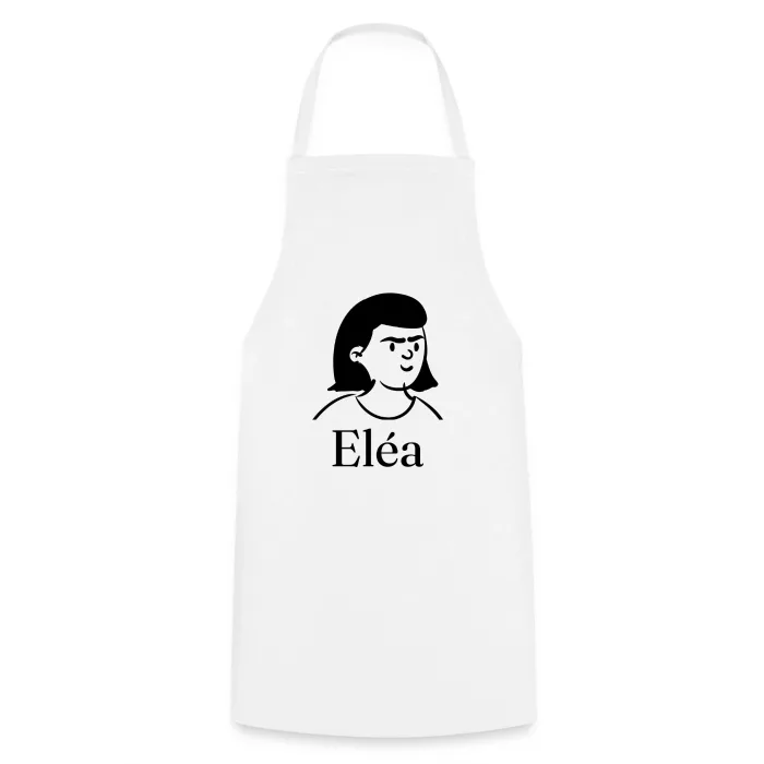 Tablier de cuisine personnalisé au prénom Eléa