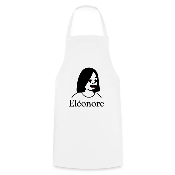 Tablier de cuisine personnalisé au prénom Eléonore