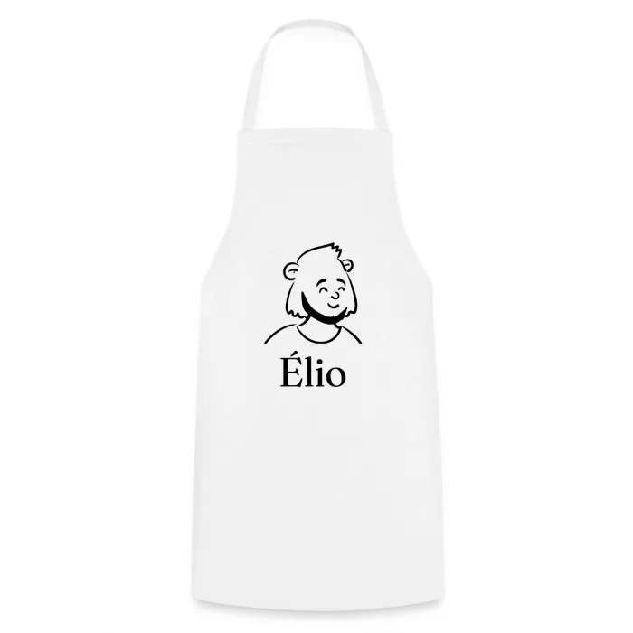 Tablier de cuisine personnalisé au prénom Élio