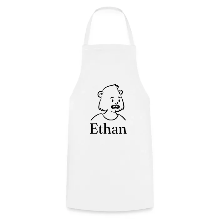 Tablier de cuisine personnalisé au prénom Ethan