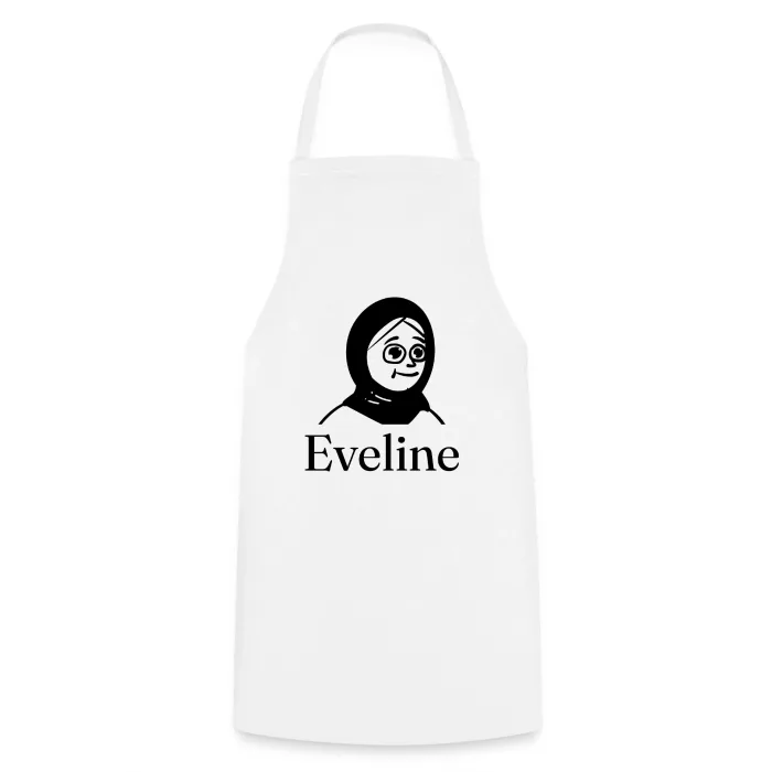 Tablier de cuisine personnalisé au prénom Eveline