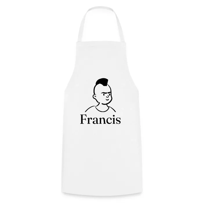 Tablier de cuisine personnalisé au prénom Francis