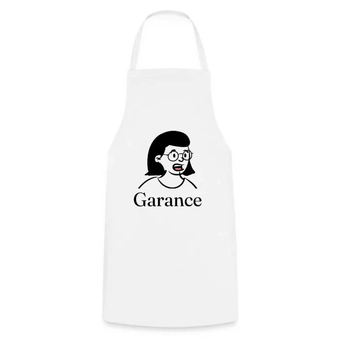 Tablier de cuisine personnalisé au prénom Garance