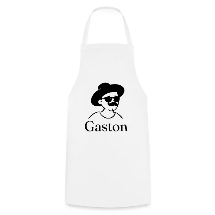 Tablier de cuisine personnalisé au prénom Gaston