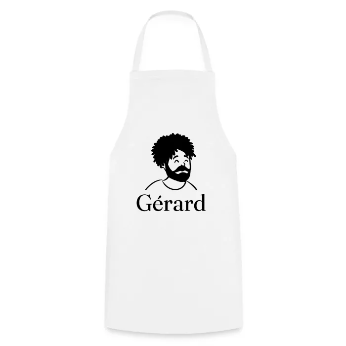Tablier de cuisine personnalisé au prénom Gérard