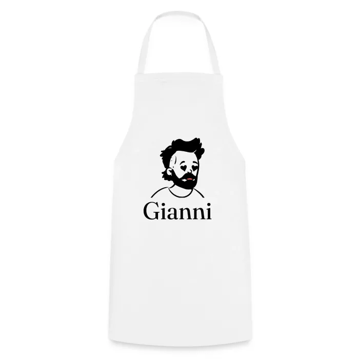 Tablier de cuisine personnalisé au prénom Gianni