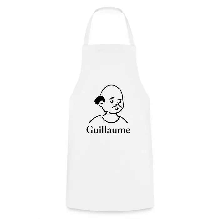 Tablier de cuisine personnalisé au prénom Guillaume