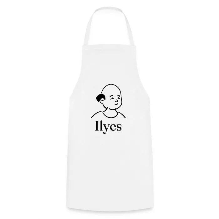Tablier de cuisine personnalisé au prénom Ilyes