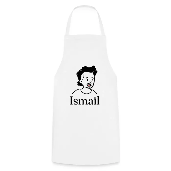 Tablier de cuisine personnalisé au prénom Ismaïl