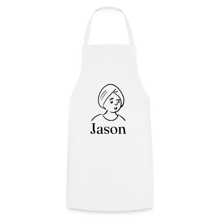 Tablier de cuisine personnalisé au prénom Jason