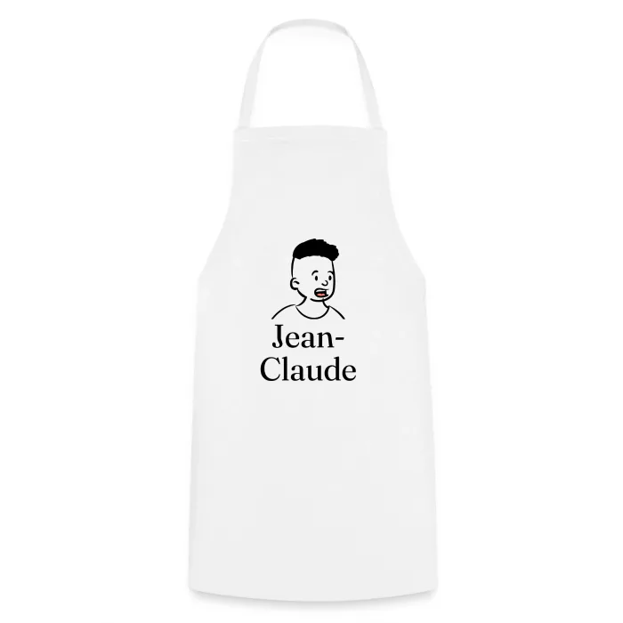 Tablier de cuisine personnalisé au prénom Jean-Claude