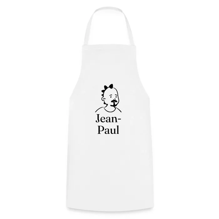 Tablier de cuisine personnalisé au prénom Jean-Paul