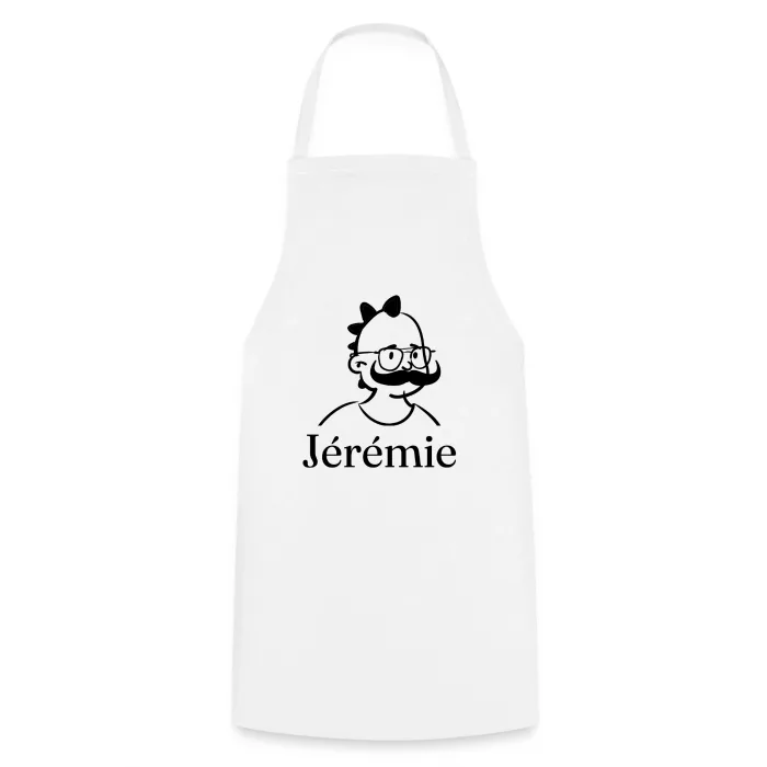 Tablier de cuisine personnalisé au prénom Jérémie