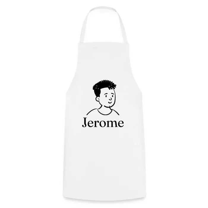 Tablier de cuisine personnalisé au prénom Jerome