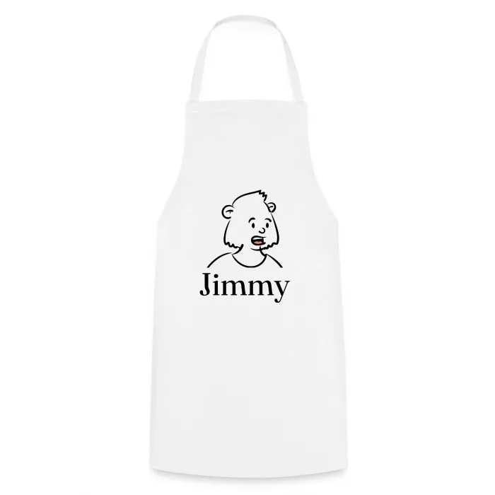 Tablier de cuisine personnalisé au prénom Jimmy