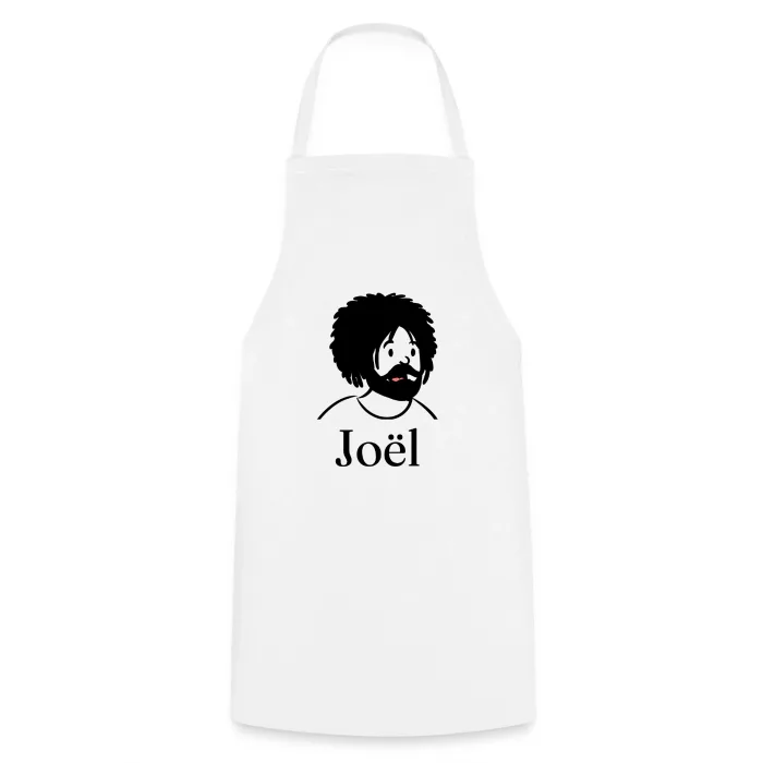 Tablier de cuisine personnalisé au prénom Joël