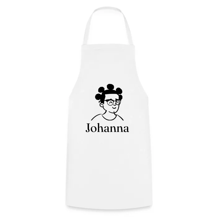 Tablier de cuisine personnalisé au prénom Johanna