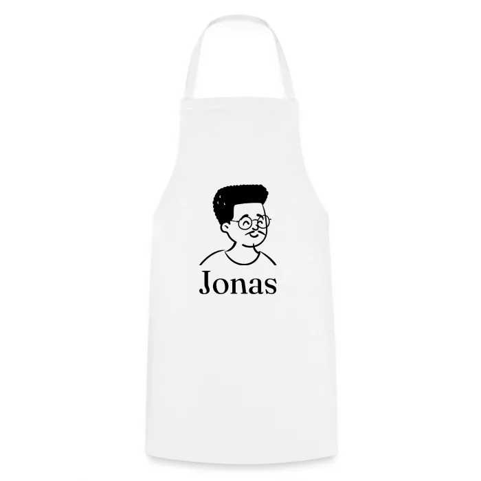 Tablier de cuisine personnalisé au prénom Jonas