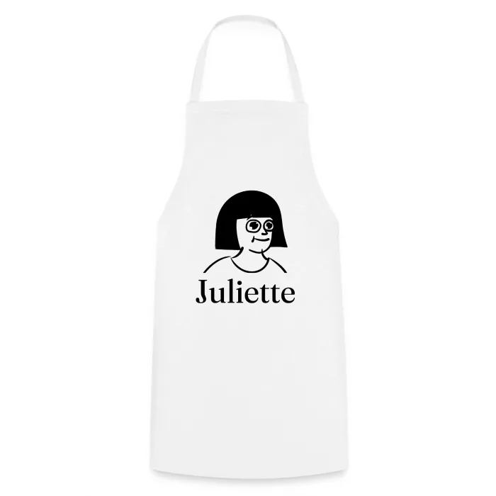 Tablier de cuisine personnalisé au prénom Juliette