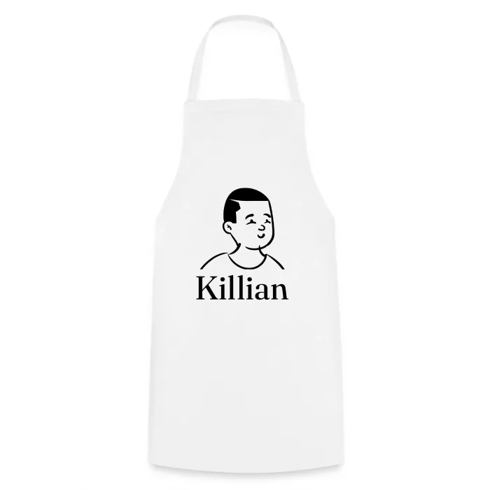 Tablier de cuisine personnalisé au prénom Killian