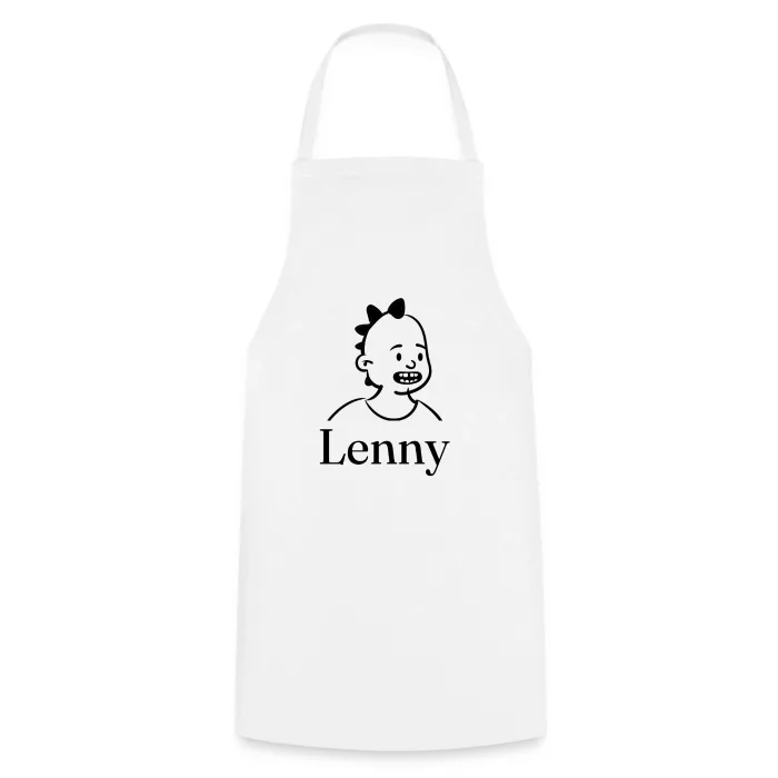 Tablier de cuisine personnalisé au prénom Lenny