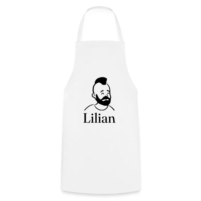 Tablier de cuisine personnalisé au prénom Lilian