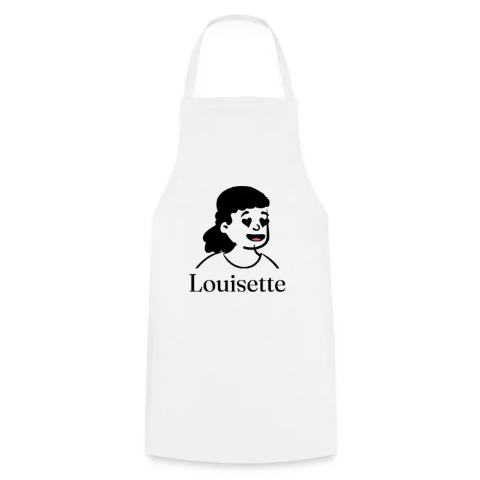 Tablier de cuisine personnalisé au prénom Louisette