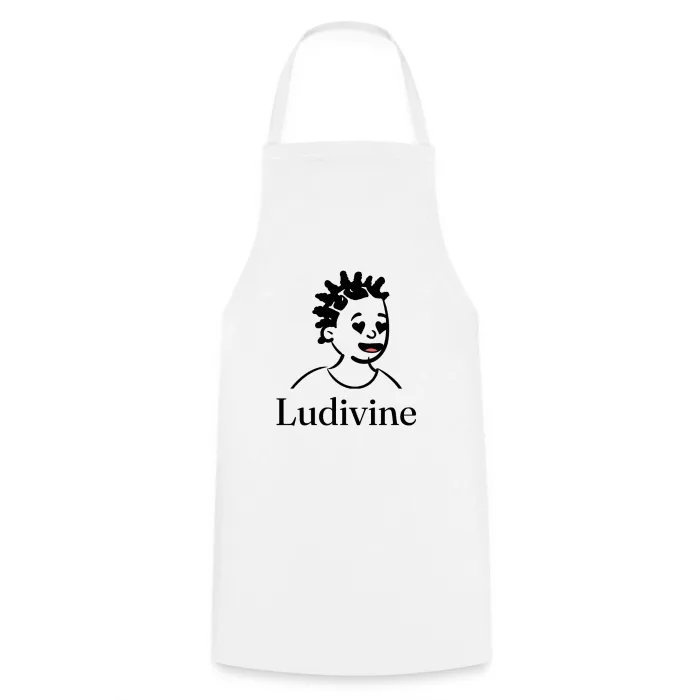 Tablier de cuisine personnalisé au prénom Ludivine