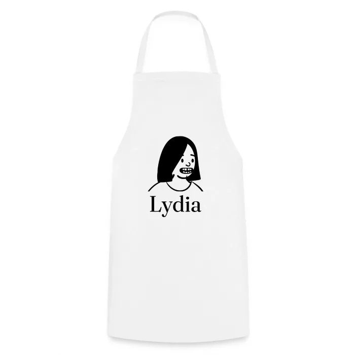 Tablier de cuisine personnalisé au prénom Lydia