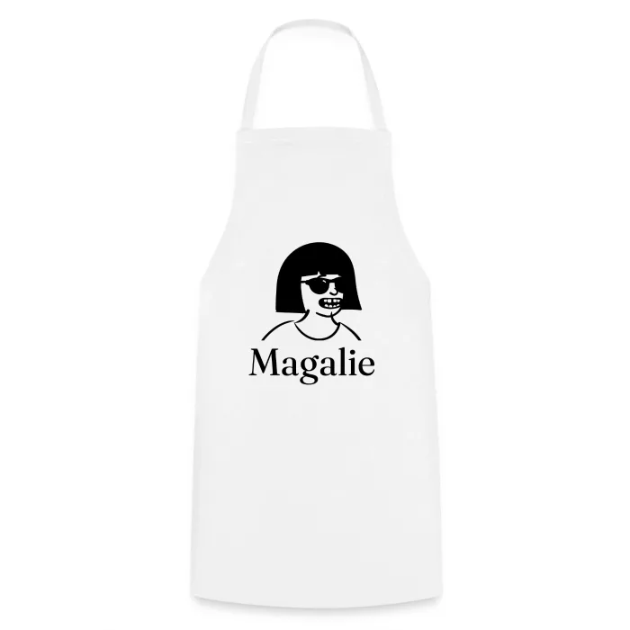 Tablier de cuisine personnalisé au prénom Magalie