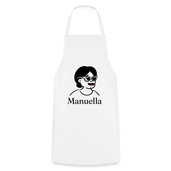 Tablier de cuisine personnalisé au prénom Manuella
