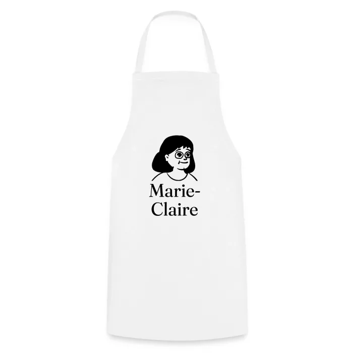 Tablier de cuisine personnalisé au prénom Marie-Claire