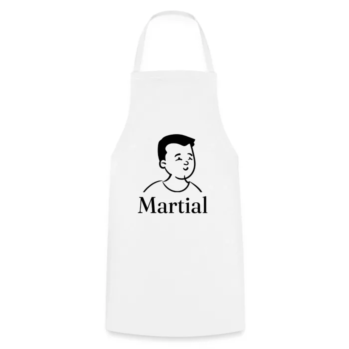 Tablier de cuisine personnalisé au prénom Martial