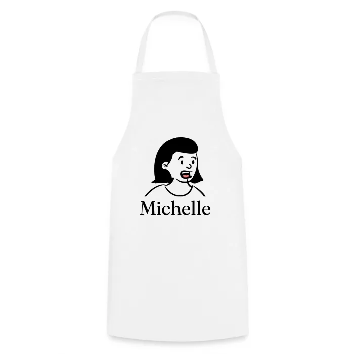 Tablier de cuisine personnalisé au prénom Michelle