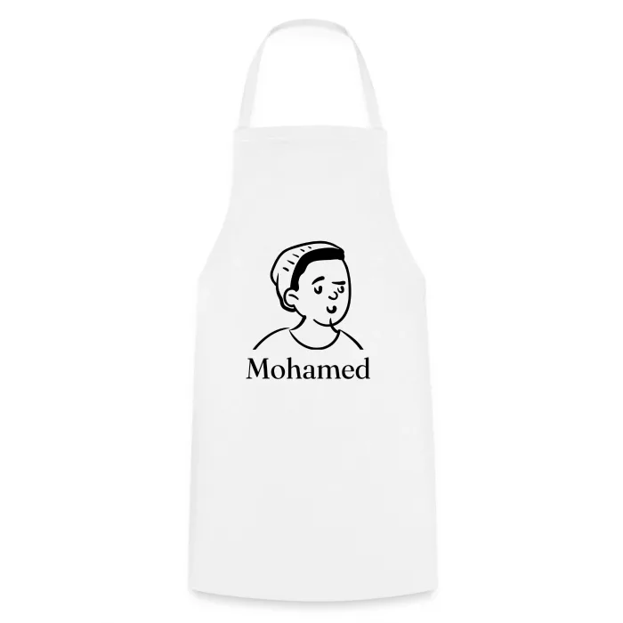 Tablier de cuisine personnalisé au prénom Mohamed