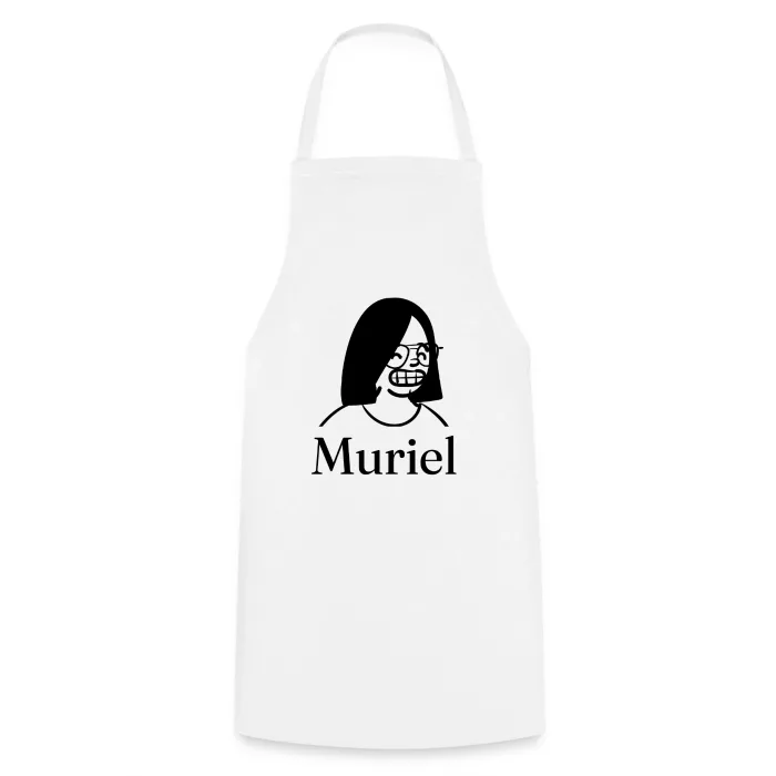 Tablier de cuisine personnalisé au prénom Muriel
