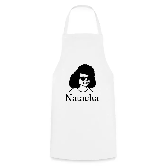 Tablier de cuisine personnalisé au prénom Natacha