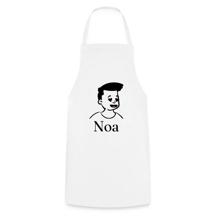 Tablier de cuisine personnalisé au prénom Noa