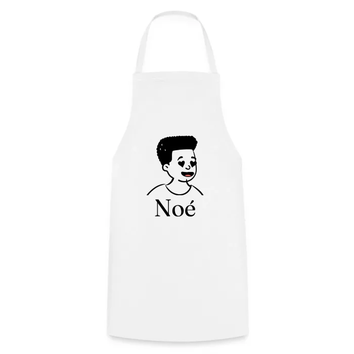Tablier de cuisine personnalisé au prénom Noé