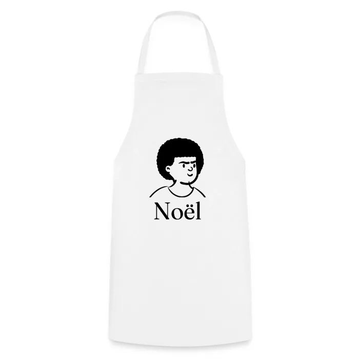Tablier de cuisine personnalisé au prénom Noël
