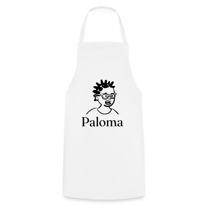 Tablier de cuisine personnalisé au prénom Paloma