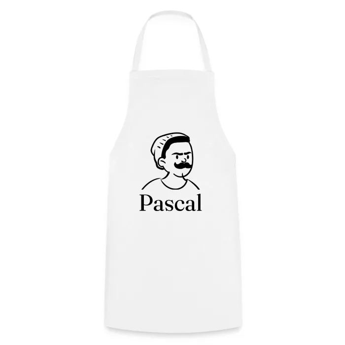 Tablier de cuisine personnalisé au prénom Pascal