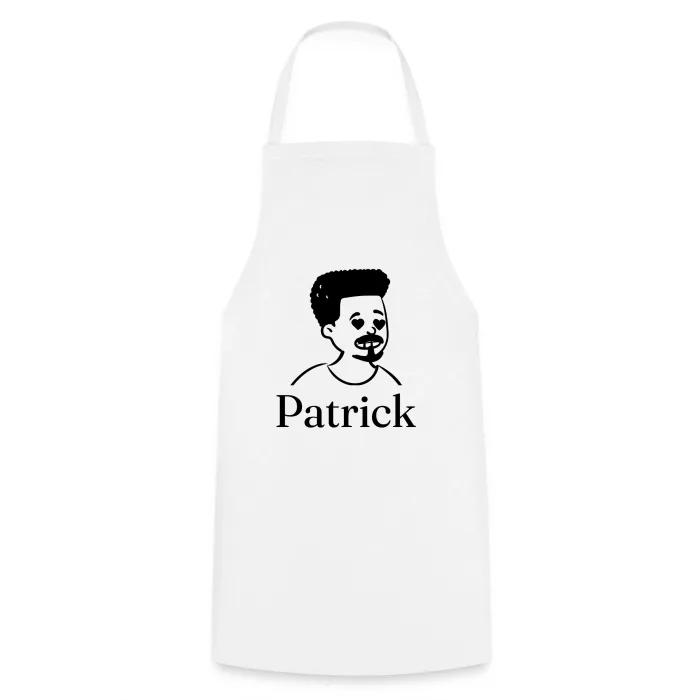 Tablier de cuisine personnalisé au prénom Patrick
