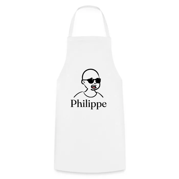 Tablier de cuisine personnalisé au prénom Philippe
