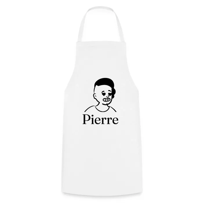 Tablier de cuisine personnalisé au prénom Pierre