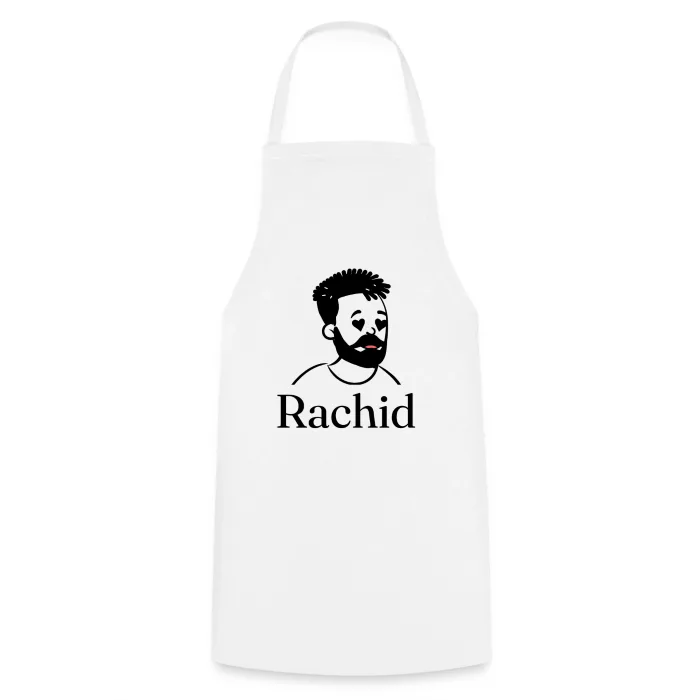 Tablier de cuisine personnalisé au prénom Rachid