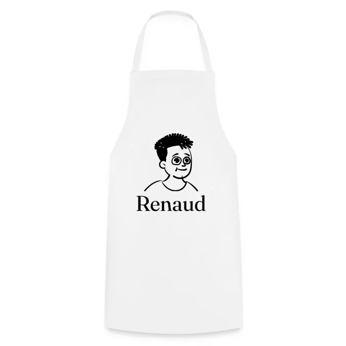 Tablier de cuisine personnalisé au prénom Renaud